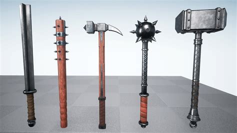 Medieval Melee Weapons by MBillmann in Weapons - UE4 Marketplace