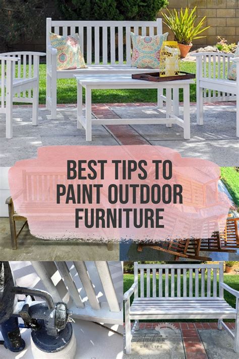 How To Paint Outdoor Wood Furniture And Make It Last For Years
