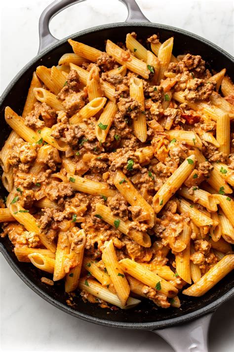 Ground Beef Pasta Main Course Casserole Dishes Bake — Fantastic Flavour