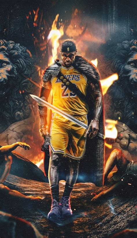 This amazing picture of king james is perfect for desktop background. LeBron James wallpaper (With images) | Lebron james ...