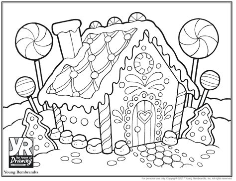 Gingerbread House Drawing at GetDrawings | Free download