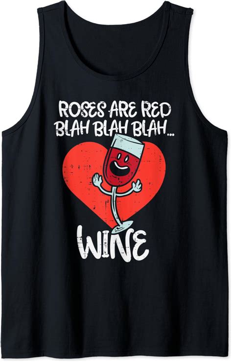 Amazon Com Roses Are Red Blah Wine Funny Valentines Day Drinking Gift