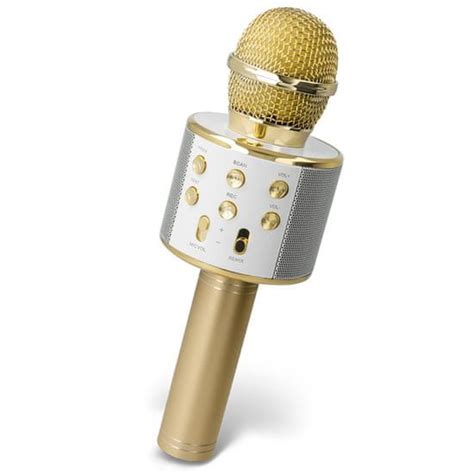 Forever Bms 300 Mikrofon Z Zvočnikom Zlat Mimovrste