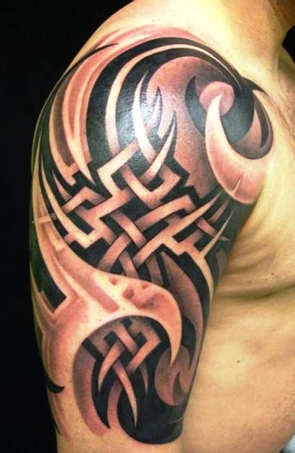 Tribal Tattoos With Shading