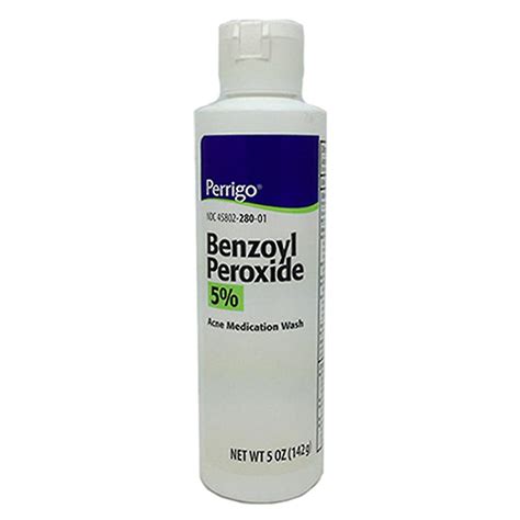 Perrigo Benzoyl Peroxide Liquid 5 Wash 5 Oz