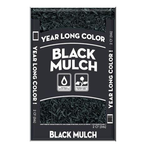 Year Long Color Black Mulch 2 Cu Ft