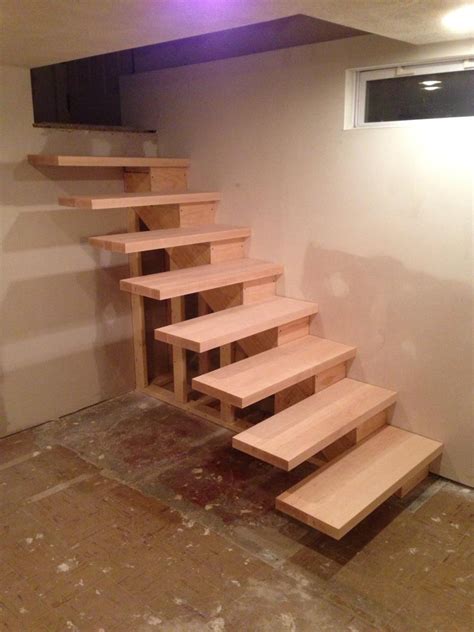 Installed Floating Stairs Handy Father Llc