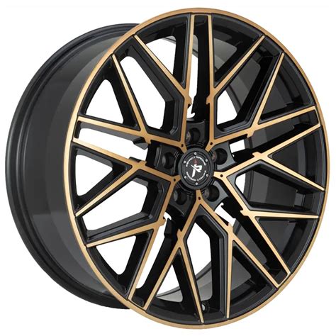 20 Impact Racing Wheels 602 Gloss Black With Bronze Machined Face Rims