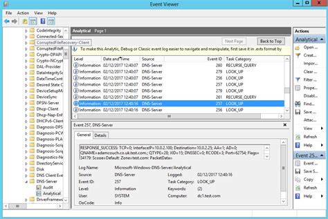 Enable Event Logging In Windows Dns Server Images