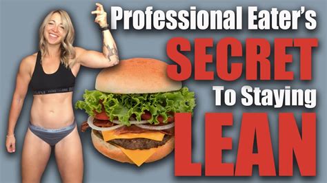 My SECRET To Staying LEAN As A Professional Eater YouTube