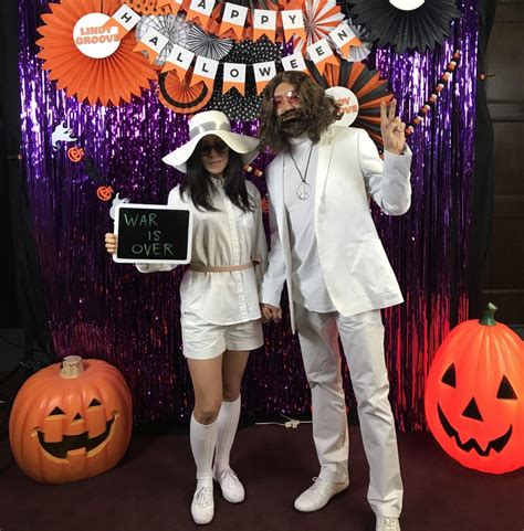 How We Put Together Our John Lennon And Yoko Ono Halloween Costume John Lennon And Yoko