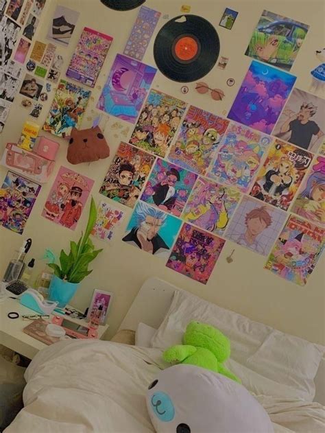 Anime Wall Decor Posters In 2021 Otaku Room Indie Room Room