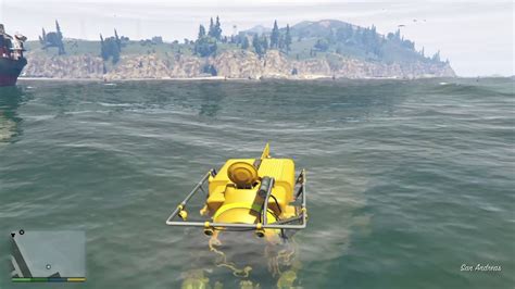 Grand Theft Auto V Ps4 Minisub Submarine Mission Gameplay
