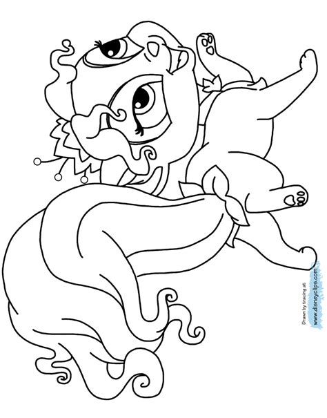 She has rich chocolate eyes and a white muzzle, eye mark, chest, and stomach. Disney Clips Coloring Pages at GetColorings.com | Free ...