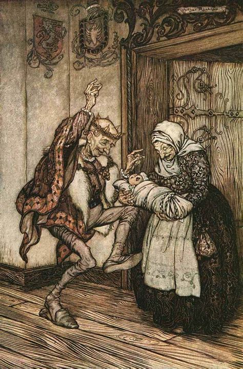 One Of Rackham S Early Color Plates For The Brothers Grimm Fairy Tales
