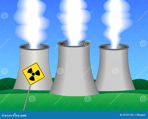 Nuclear Power Plant Stock Illustration Illustration Of Energy 22731122