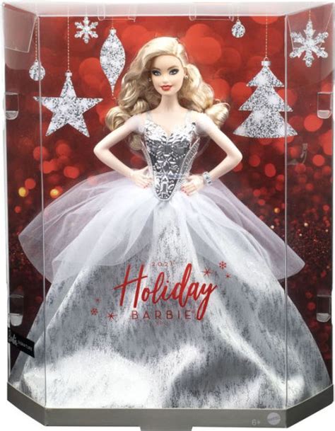 2021 Holiday Barbie Doll By Mattel Barnes And Noble