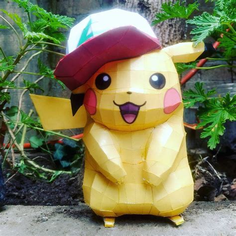 Ash Pikachu Kanto Papercraft By Darcrash On Deviantart