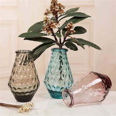 Luxury Colorful Crystal Tabletop Glass Vase Flower Vase Home Decor