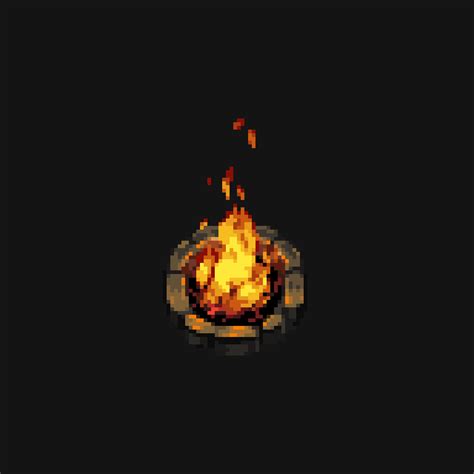 Oc Fireplace Animation Pixelart