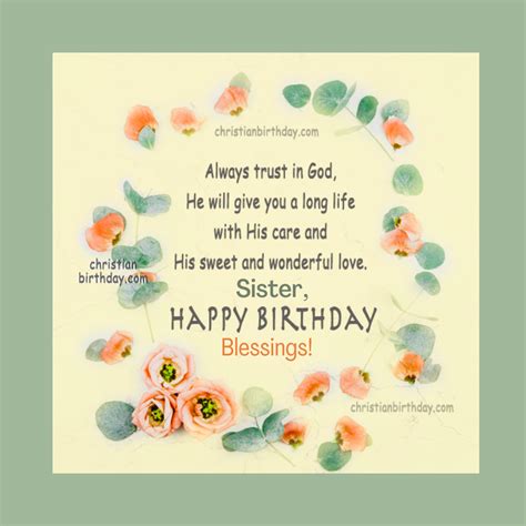 Birthday Wishes For My Sister Christian Quotes And Bible Verse