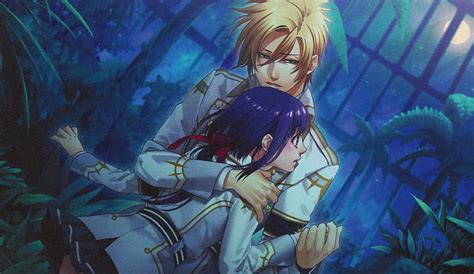 Kamigami No Asobi Apollo Agane Belea Blush Kusanagi Yui Blonde Hair Hug Hd Wallpaper Peakpx