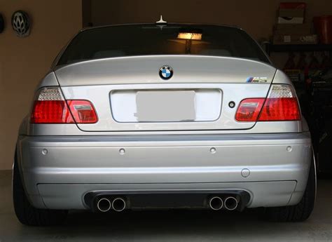 Bmw E46 M3 Rear With Csl Trunk And Diffuser Bmw Bmw E46 Bmw Bmw Cars