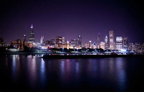 Chicago Skyline In The Night Photograph By Weible1980 Fine Art America