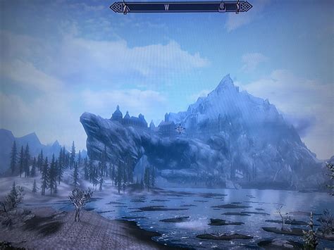 Blue Palace And Solitude From Bedroom Roof At Windstad Manor Rskyrim