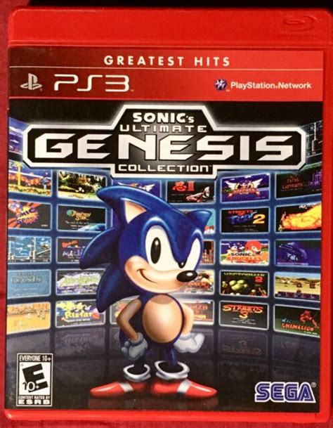 Sonics Ultimate Genesis Collection Sony Playstation 3 2009 For Sale