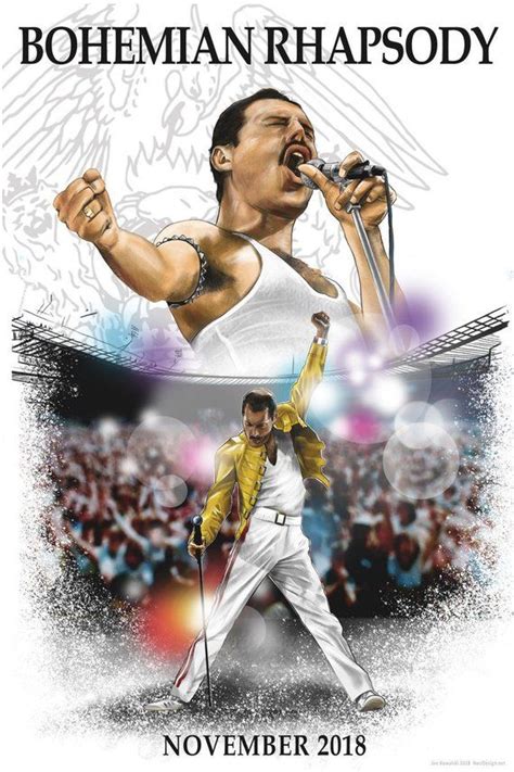 Bohemian Rhapsody Movie Poster | Queen freddie mercury, Freddie mercury