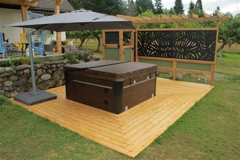 Floating Deck And Hot Tub Base Diy Project Core Systems