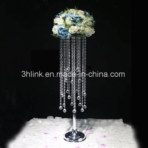 Acrylic Centerpieces Tall Crystal Candle Holderacrylic Crystal Table