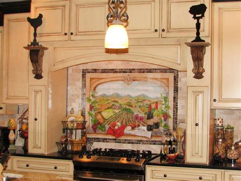 This means natural stone products, terracotta and also a warm color palette of brighter are at the middle of. Kitchen Backsplash Ceramic Tile Murals - Custom Made Products