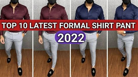 Top 10 Color Combination Formal Shirt Pant For Dark Men Latest