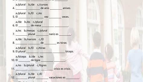 nouns and articles in spanish worksheet