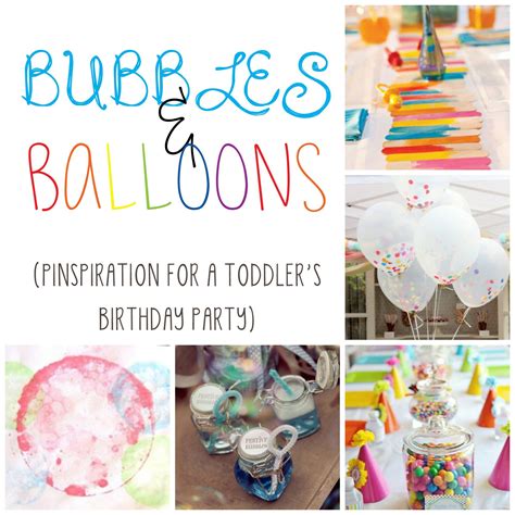 Bubbles Galore A Toddlers Birthday Party Bubble Birthday Parties