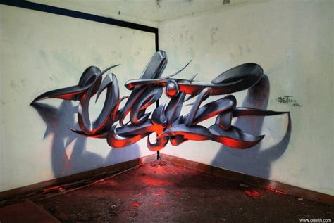 Mind Blowing Floating Graffiti Art By Odeith From Up North