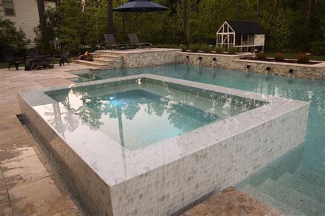 Geometric And Traditional Charlotte Pools And Spas