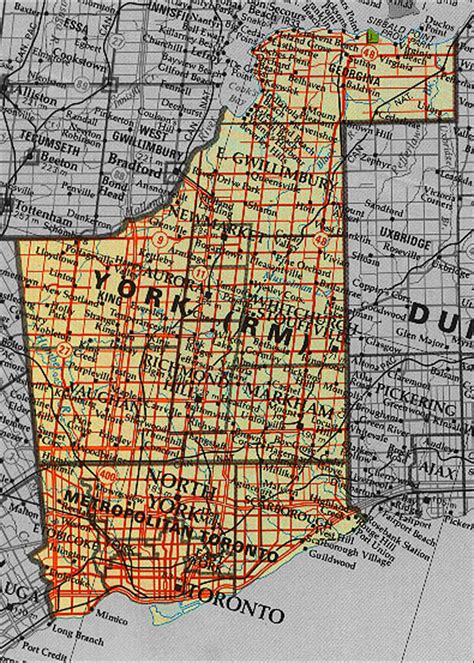 The Changing Shape Of Ontario Municipality Of Metropolitan Toronto And