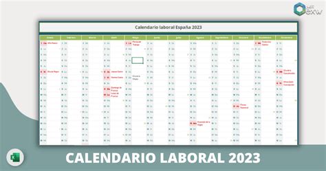 Calendario En Excel 2023 Plantilla Imagesee Vrogue