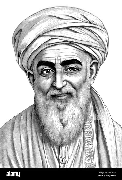 Portrait Of Al Khwarizmi In Full Muḥammad Ibn Musa Al Khwarizmi 780