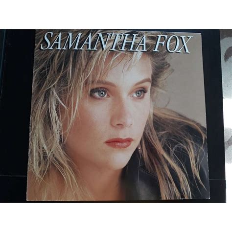 Samantha Fox Samantha Fox Lp Album Samantha Fox Samantha Fox Lp