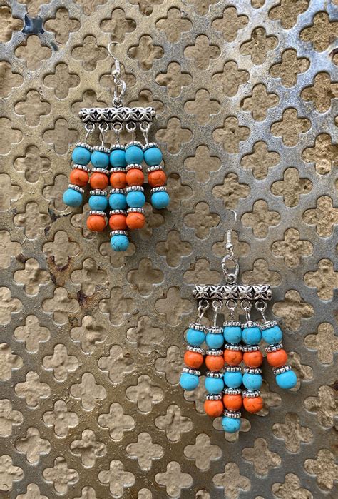 Turquoise Chandelier Earrings In Etsy Earrings Turquoise