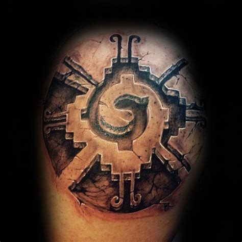 80 Mayan Tattoos For Men Masculine Design Ideas Aztec Tattoos Sleeve