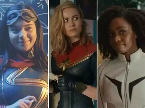 The Marvels Teaser Trailer Brie Larson Iman Vellani And Teyonah Parris Team Up Watch