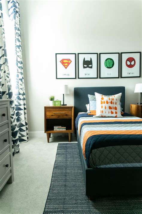Here are an inspiring collection for boys bedroom with superhero bedding theme. Superhero Bedroom - Project Nursery