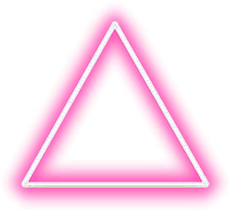 Triángulo De Neón Png Png All