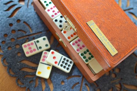 Personalized Domino Set Of 55 Pieces Sewed By Hand Felt Or Etsy