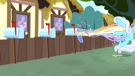 Image Shoeshine Blasted With Mailbox Streamers S4e12png My Little